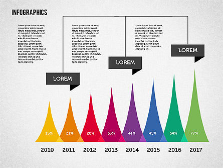 Ensemble de diagrammes de conception plats, Diapositive 5, 01912, Modèles commerciaux — PoweredTemplate.com