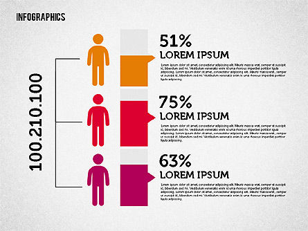 Ensemble de diagrammes de conception plats, Diapositive 7, 01912, Modèles commerciaux — PoweredTemplate.com