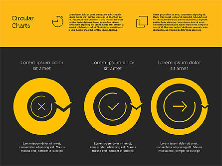 Boîte à outils de présentation avec cercles et icônes, Diapositive 10, 01916, Modèles de présentations — PoweredTemplate.com