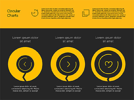 Kotak Alat Presentasi Dengan Lingkaran Dan Ikon, Slide 11, 01916, Templat Presentasi — PoweredTemplate.com