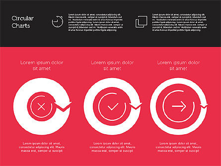 Boîte à outils de présentation avec cercles et icônes, Diapositive 2, 01916, Modèles de présentations — PoweredTemplate.com