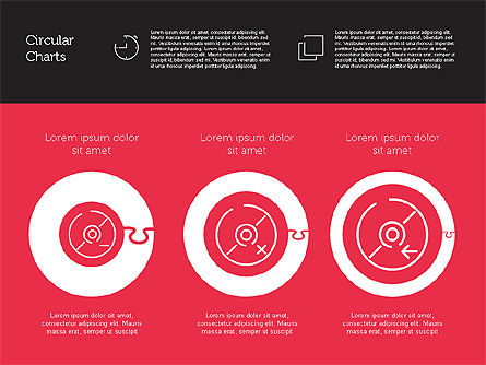 Boîte à outils de présentation avec cercles et icônes, Diapositive 6, 01916, Modèles de présentations — PoweredTemplate.com