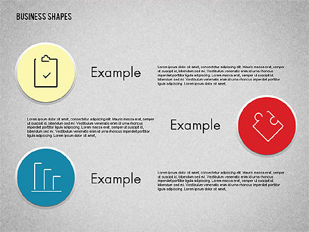 Processus d'affaires avec des icônes, Diapositive 10, 01918, Schémas de procédés — PoweredTemplate.com