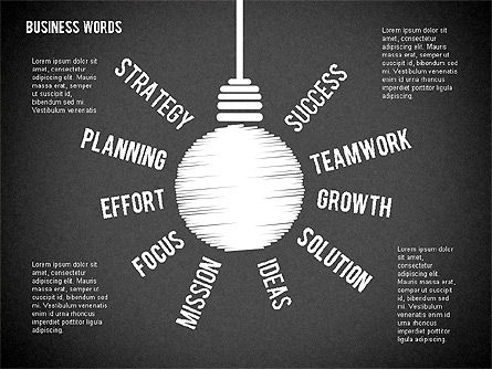Idea Light Bulb, Slide 11, 01919, Business Models — PoweredTemplate.com