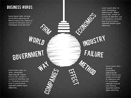Idea lampadina, Slide 14, 01919, Modelli di lavoro — PoweredTemplate.com