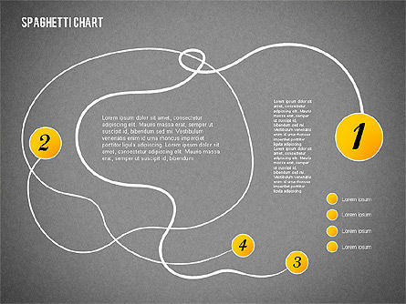 Spaghetti Diagram, Slide 15, 01920, Process Diagrams — PoweredTemplate.com
