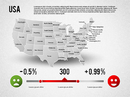 USA Presentation Diagram, Slide 13, 01921, Business Models — PoweredTemplate.com