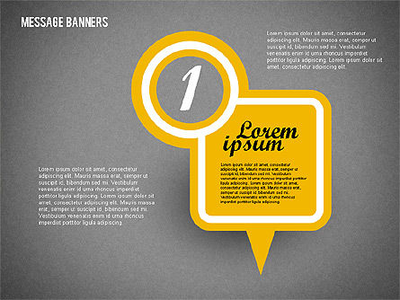 Bulles de parole colorées, Diapositive 12, 01923, Boîtes de texte — PoweredTemplate.com