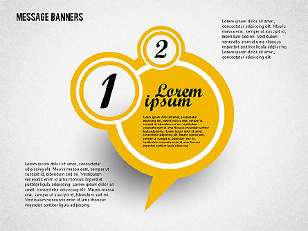 Bulles de parole colorées, Diapositive 2, 01923, Boîtes de texte — PoweredTemplate.com