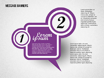 Bulles de parole colorées, Diapositive 5, 01923, Boîtes de texte — PoweredTemplate.com