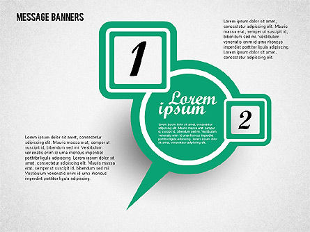 Bulles de parole colorées, Diapositive 7, 01923, Boîtes de texte — PoweredTemplate.com
