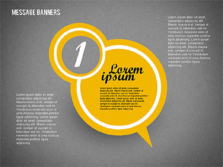 Bulles de parole colorées, Diapositive 9, 01923, Boîtes de texte — PoweredTemplate.com