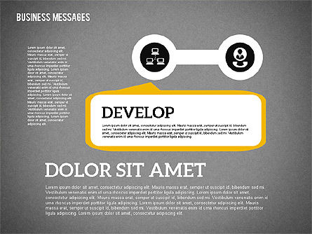 Étapes avec le diagramme des épingles, Diapositive 13, 01929, Schémas d'étapes — PoweredTemplate.com