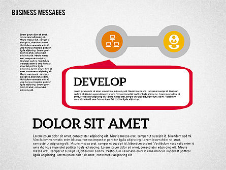 핀 다이어그램 단계, 슬라이드 5, 01929, 단계 도표 — PoweredTemplate.com
