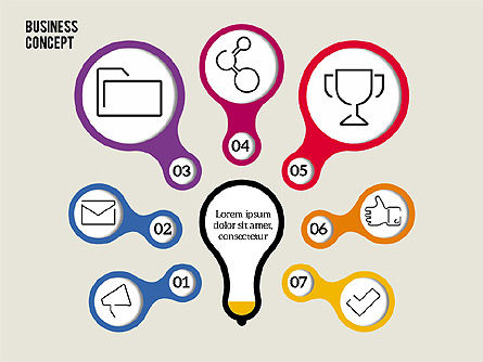 Idea Generation Konzept, PowerPoint-Vorlage, 01932, Business Modelle — PoweredTemplate.com