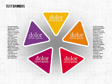 Colorful Text Banners, Slide 2, 01938, Text Boxes — PoweredTemplate.com