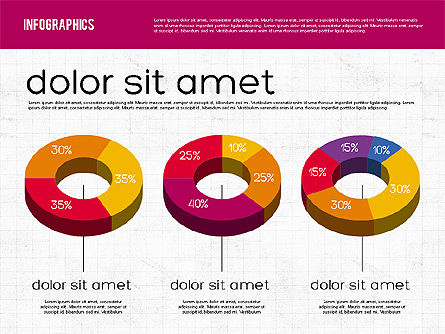 Presentación con gráficos de tarta, Diapositiva 2, 01942, Gráficos circulares — PoweredTemplate.com