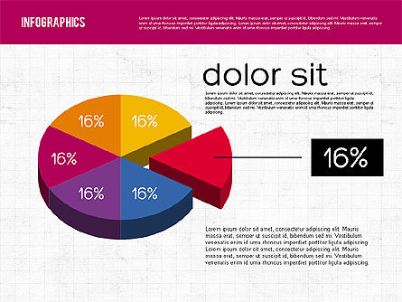 Presentación con gráficos de tarta, Diapositiva 4, 01942, Gráficos circulares — PoweredTemplate.com