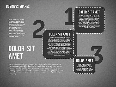 4 단계 개념, 슬라이드 15, 01944, 단계 도표 — PoweredTemplate.com