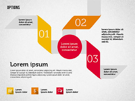 Opciones de estilo Origami, Diapositiva 3, 01946, Diagramas de la etapa — PoweredTemplate.com
