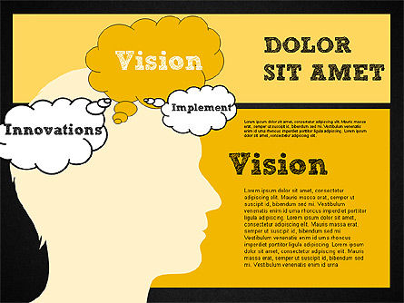 Vision pianificare e problema concetto diagramma, Slide 11, 01949, Modelli di lavoro — PoweredTemplate.com