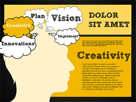 Vision pianificare e problema concetto diagramma, Slide 13, 01949, Modelli di lavoro — PoweredTemplate.com