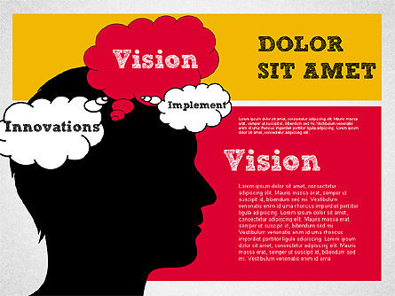 Vision pianificare e problema concetto diagramma, Slide 3, 01949, Modelli di lavoro — PoweredTemplate.com