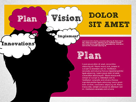 Vision, Plan and Problem Diagram Concept, Slide 4, 01949, Business Models — PoweredTemplate.com