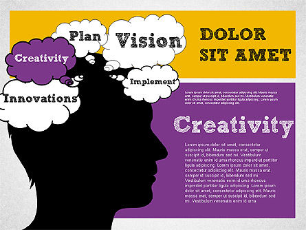 Vision pianificare e problema concetto diagramma, Slide 5, 01949, Modelli di lavoro — PoweredTemplate.com