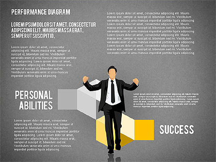 Kit de concept de diagramme de performance, Diapositive 14, 01950, Schémas puzzle — PoweredTemplate.com