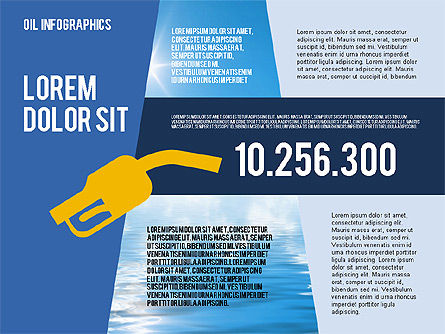 Mining and Oil Production Infographics, Slide 2, 01954, Presentation Templates — PoweredTemplate.com