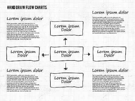 Hand Drawn Flow Charts, Slide 8, 01955, Flow Charts — PoweredTemplate.com