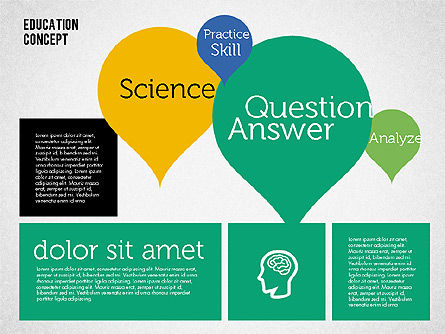 Istruzione concetto di presentazione, Slide 4, 01959, Grafici e Diagrammi Educativi — PoweredTemplate.com