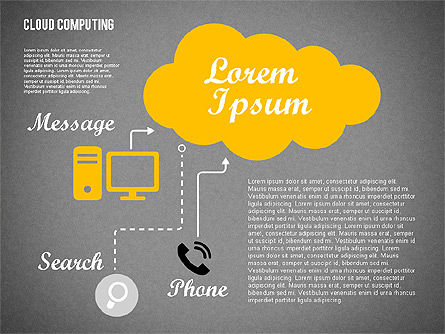 Cloud apresentação de computação, Deslizar 16, 01960, Modelos de Negócio — PoweredTemplate.com
