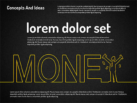 Les concepts et les idées forment des formes de style, Diapositive 13, 01961, Formes — PoweredTemplate.com
