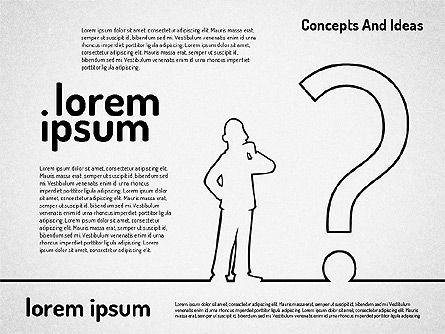 Conceptos e ideas Esbozar formas de estilo, Diapositiva 4, 01961, Formas — PoweredTemplate.com