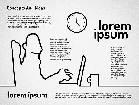 Les concepts et les idées forment des formes de style, Diapositive 7, 01961, Formes — PoweredTemplate.com