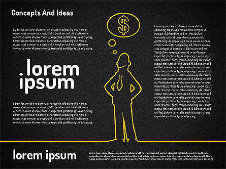 Les concepts et les idées forment des formes de style, Diapositive 9, 01961, Formes — PoweredTemplate.com