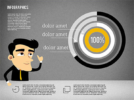 Présentation avec personnage, Diapositive 14, 01965, Modèles commerciaux — PoweredTemplate.com