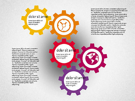 Text Banners in Flat Design, Slide 7, 01966, Text Boxes — PoweredTemplate.com