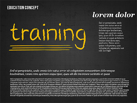 教育の図形, スライド 14, 01970, 教育＆トレーニング — PoweredTemplate.com