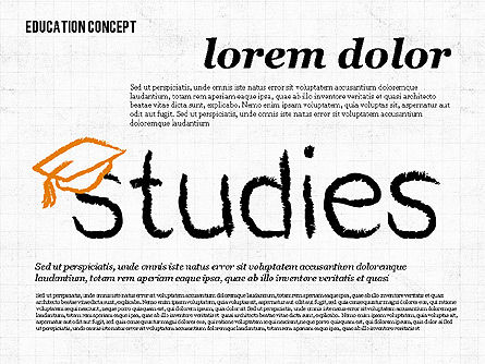 Education Shapes, Slide 4, 01970, Education Charts and Diagrams — PoweredTemplate.com