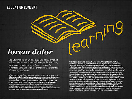 Formas educativas, Diapositiva 9, 01970, Diagramas y gráficos educativos — PoweredTemplate.com