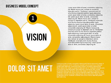 Diagram Strategi Pengelolaan, Templat PowerPoint, 01972, Model Bisnis — PoweredTemplate.com