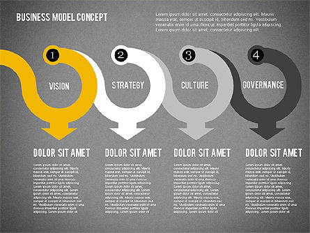 Schéma de stratégie de gouvernance, Diapositive 16, 01972, Modèles commerciaux — PoweredTemplate.com