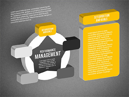 3D Performance Management Star Diagram, Slide 11, 01973, Business Models — PoweredTemplate.com