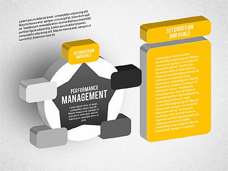Diagram Manajemen Kinerja 3d, Slide 3, 01973, Model Bisnis — PoweredTemplate.com