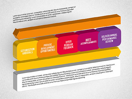 Schema di gestione delle prestazioni stella 3d, Slide 8, 01973, Modelli di lavoro — PoweredTemplate.com