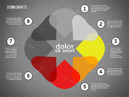 Collection Venn diagramme, Diapositive 14, 01974, Modèles commerciaux — PoweredTemplate.com