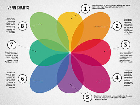 Colección de Diagrama de Venn, Diapositiva 3, 01974, Modelos de negocios — PoweredTemplate.com